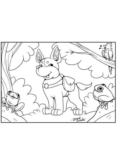 Scout Coloring Sheet Thumbnail