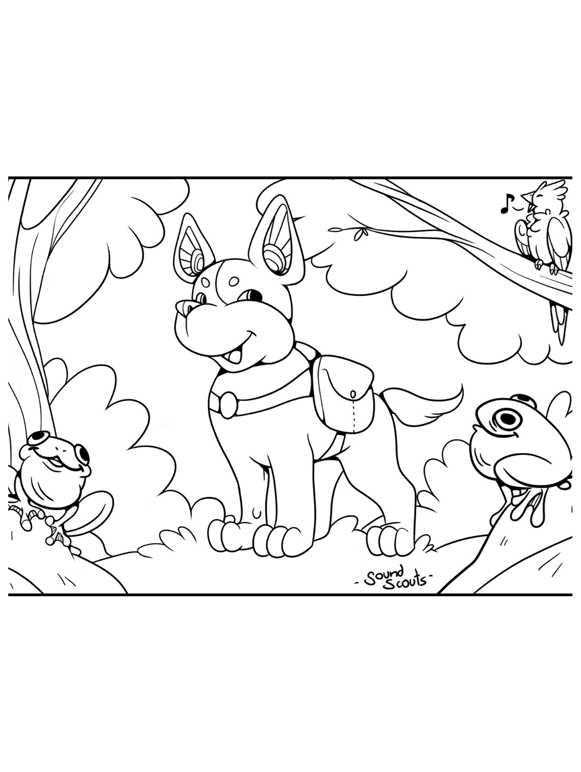 Scout Coloring Sheet Thumbnail